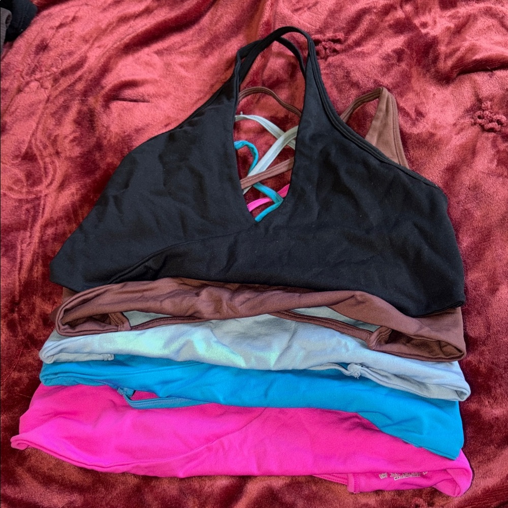 Colorful Sports Bras Set